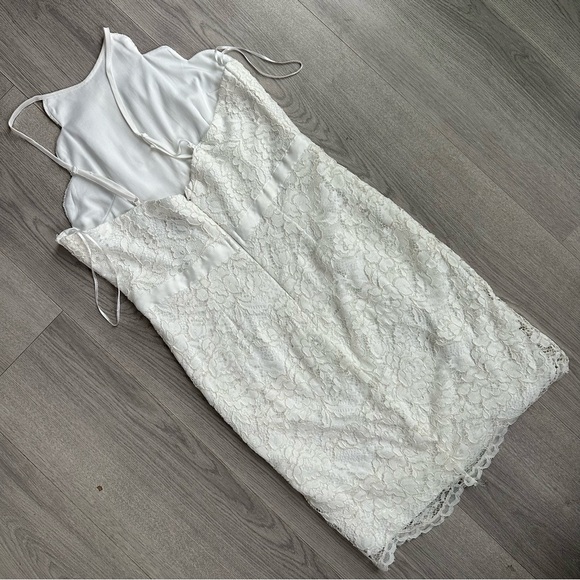 Lulus Vallene White Lace Sleeveless Dress - Picture 7 of 8